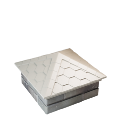 Колпак полимеркомпозитный Everest 390*390 (1,5 кирпича) бежевый