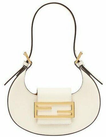 Сумка-хобо Fendi Cookie маленького формата белый