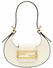 Сумка-хобо Fendi Cookie маленького формата белый