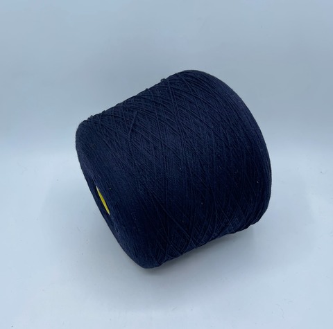 Бобинная пряжа (пр.Италия),art-Lambswool 2/17 850м/100гр, 100% Ягненок, цвет-Темно-синий. арт-33122