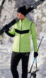 Утеплённый лыжный костюм Nordski Base Lime/Black мужской