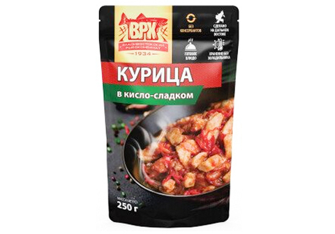 Курица в кисло-сладком соусе ВРК, 250г