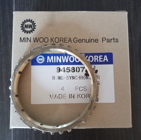 КОЛЬЦО СИНХРОНИЗАТОРА 1/2 ПЕРЕДАЧИ НАРУЖНОЕ NEXIA, LANOS, CHANCE, ESP; AVEO, LACETTI (-2006) OEM KOREA