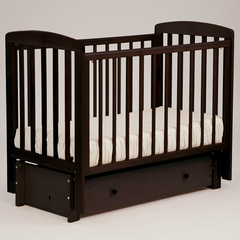 АБ 16.3  "Ромашка"  кровать детская  маятн. прод. качания (махагон)