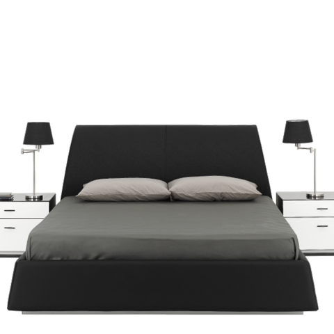 Кровать CRYSTAL Enza Home с ящиком для белья черный