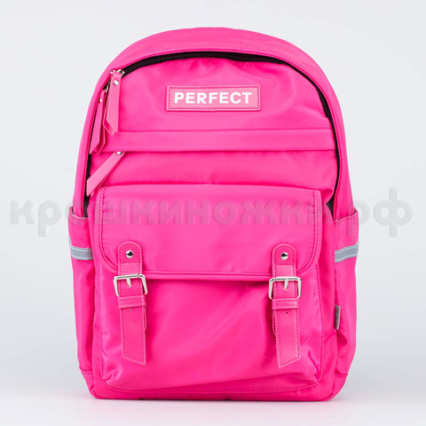 Рюкзак школьный, розовый Котофей (ТК Луч)