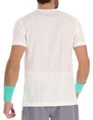 Теннисная футболка Lotto Top IV Tee 1 - bright white/green 9