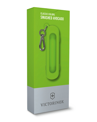 Чехол силиконовый Victorinox для ножа 58 mm серии Classic SD Colors, Smashed Avocado (4.0453)