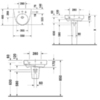 Duravit Пьедестал для раковины 195х175 мм (для 232365, 232360, 232355) цвет белый 858330000