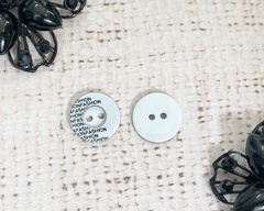 Пуговицы, d 1,5 см, белый