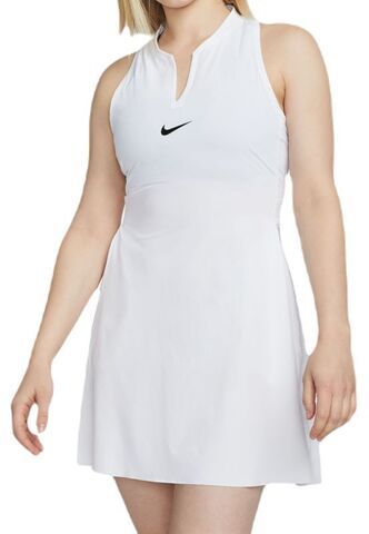 Теннисное платье женское Nike Court Dri-Fit Advantage Club Dress - white/black