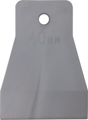 06884 КУРС Шпатель резиновый белый 60мм