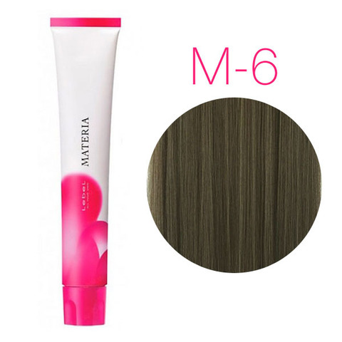 Lebel Materia 3D M-6 (тёмный блондин матовый) - Перманентная низкоаммичная краска для волос