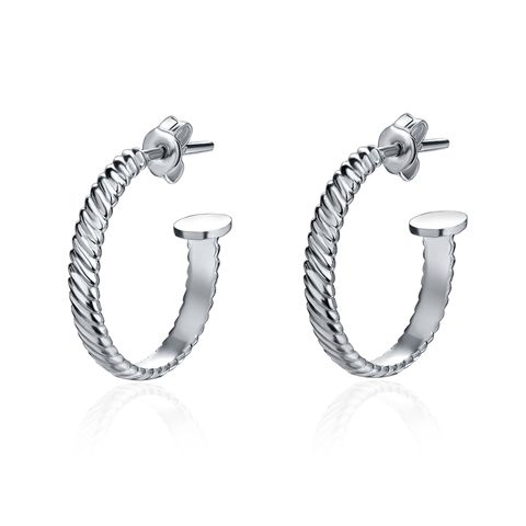 Серьги FALX RINGS серебро