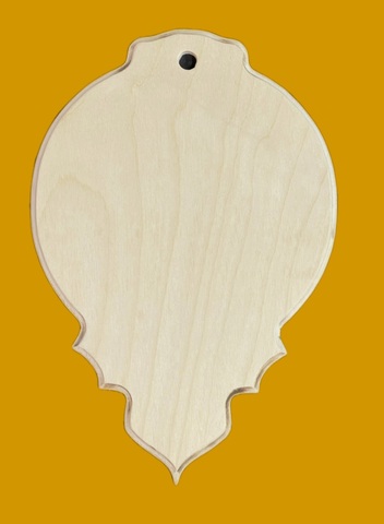 ажурный подвес, 25*17см фанера