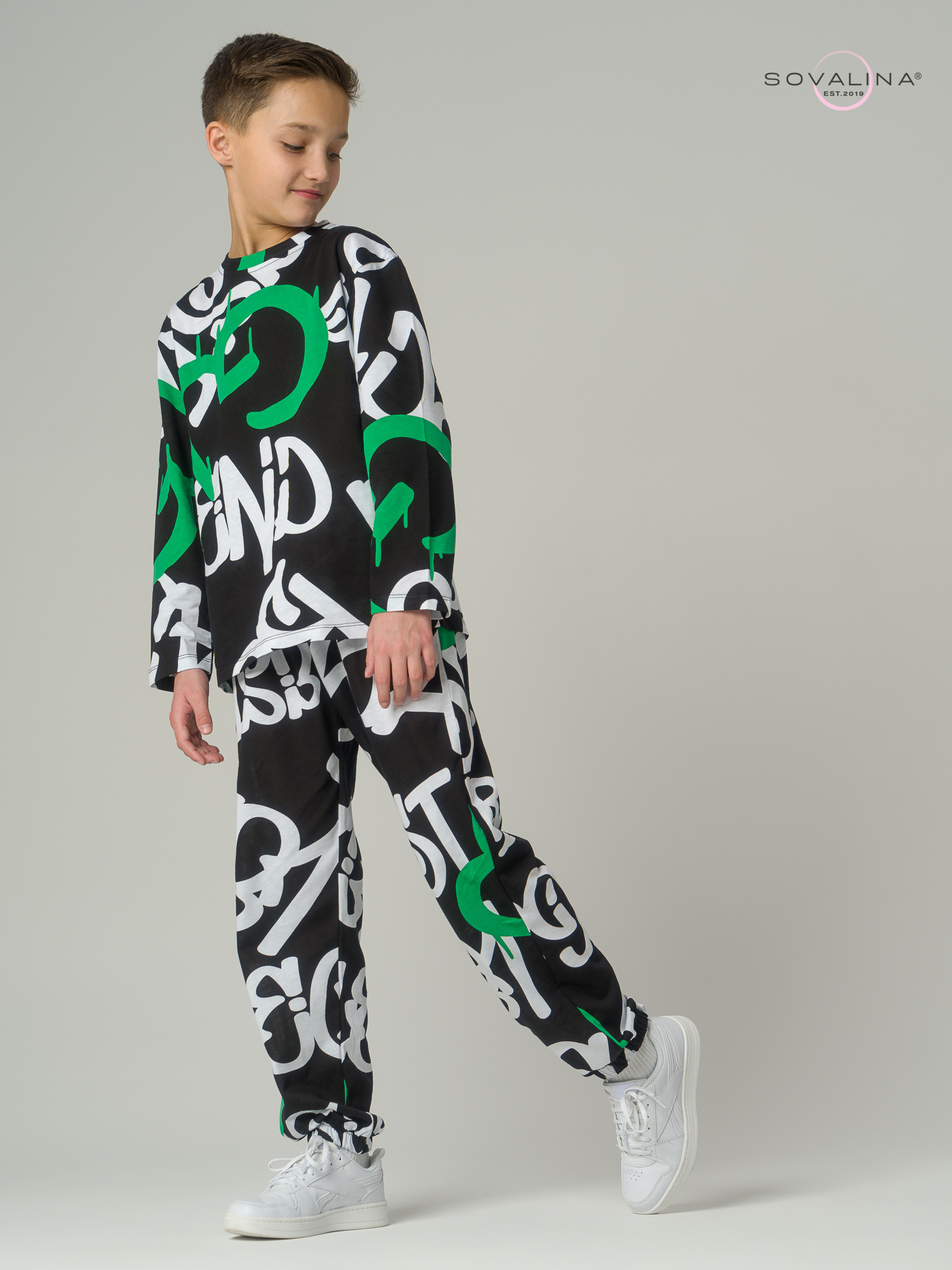 Костюм Heavy men граффити бенеттон