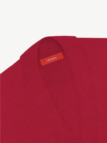 Кардиган с пуговицами из шелка