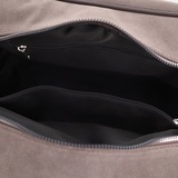 Сумка Саломея 2034 эко-замша серый шоколад