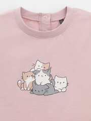 фуфайка  для девочки  КР 302823/розовый лед к597