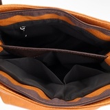 Сумка Саломея 278 македония горчичный + шоколад