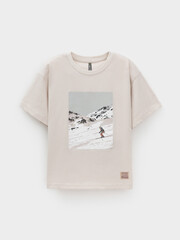 фуфайка  для мальчика  КР 302799/бежевый к624