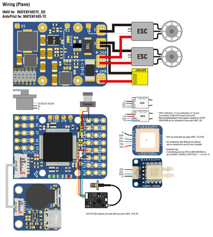 Полётный контроллер Matek F405-WMO