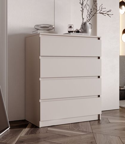 Челси Комод 800 (4 ящика) (Ш) (Кашемир, Кашемир)