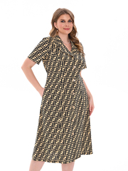 4536 Халат на пуговицах