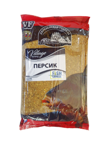 VF Карп персик ( крупная фракция) 0,9кг/10шт/уп цвет прикормки светло-коричневый