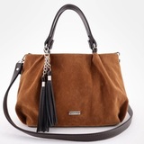 Сумка Саломея 607 эко-замша миндаль