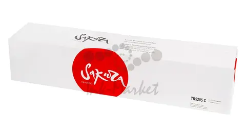 Картридж Sakura TK5205C (1T02R5CNL0) для Kyocera TASKalfa356ci/358ci, голубой, 12000 к.