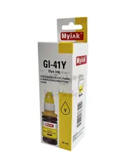 Чернила MyInk GI-41Y для Canon PIXMA G1420, G2420, G2060, G3420, G3460 (70 мл, yellow, Dye)