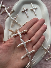 Бусина "Жемчужный крест" 30-50мм (1 шт)