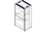 Шкаф серверный Systeme Electriс (UR3150) напольный 42U 750x1070мм пер.дв.перфор. 4 бок.пан. 1800кг черный