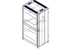 Шкаф серверный Systeme Electriс (UR3150) напольный 42U 750x1070мм пер.дв.перфор. 4 бок.пан. 1800кг черный