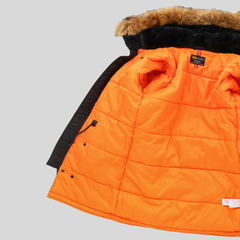 Парка Alpha Industries N-3B W Black (Черная)