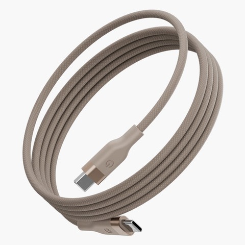 Кабель магнитный Energea HELIX MAGNETIC, USB-C to USB-C, 100W 1.5M, Золотой | Gold