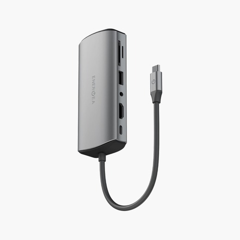 Адаптер Energea AluHub Max (11in1), Темно-серый | Gunmetal