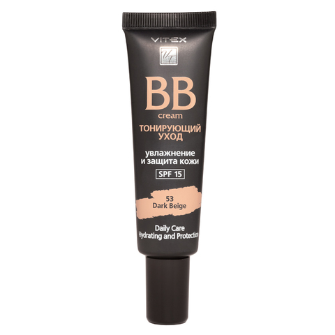 BB-крем Тонирующий уход SPF15 тон 53 Dark beige 30мл (Витекс)