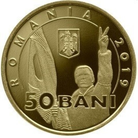 50 бани. 30 лет Румынской революции. Румыния. 2019 год UNC