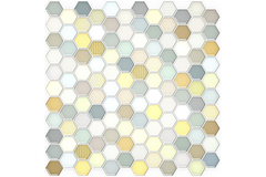 Панель ПВХ самоклеящаяся, соты Магия 0,3х469х470мм (641см), упаковка из 10шт