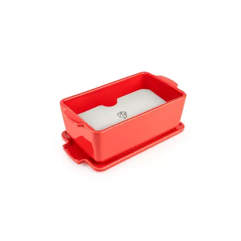 Форма для запекания с крышкой и прессом 20х11см 650мл Peugeot Red