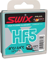 Парафин Swix HF05X-4 Turquoise -8C/-14C 40гр