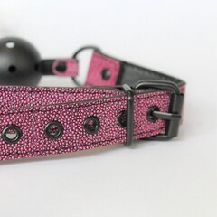 Кляп-шарик для рта Pleasure bound (розовый)