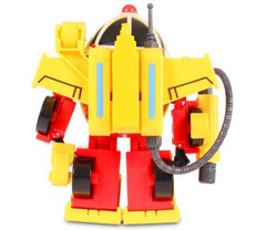 Robocar Poli Трансформер Рой (10 см) + костюм пожарного (83314)