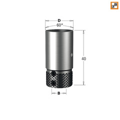 Патрон для свёрл на станок Masterwood D=10x19,4 LT=40 RH/LH 360.301.00
