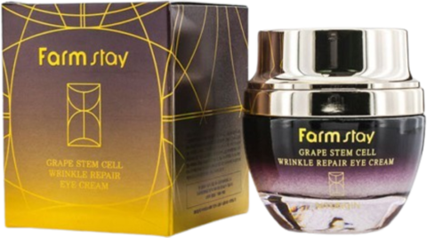 Farmstay Grape Stem Cell Wrinkle Repair Eye Cream Восстанавливающий разглаживающий крем для глаз с фито-стволовыми клетками