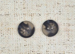 Пуговицы, d 2,5 см, чёрный