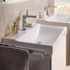 Раковина Geberit Xeno²: B=60см, T=48см, Отверстие под смеситель=По центру, Перелив=Без, Белый / Специальное керамическое покрытие KeraTect