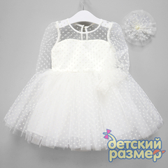 Платье (сетка, заколка)